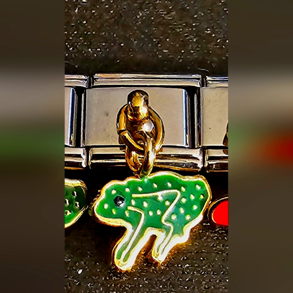 Frog Dangle Italian Charm